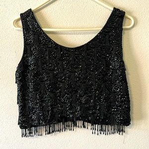 Vintage beaded top